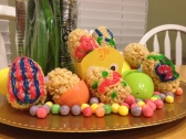 Show Your Easter Egg-spertise! - Rice Cereal Treat Surprise Easter Eggs